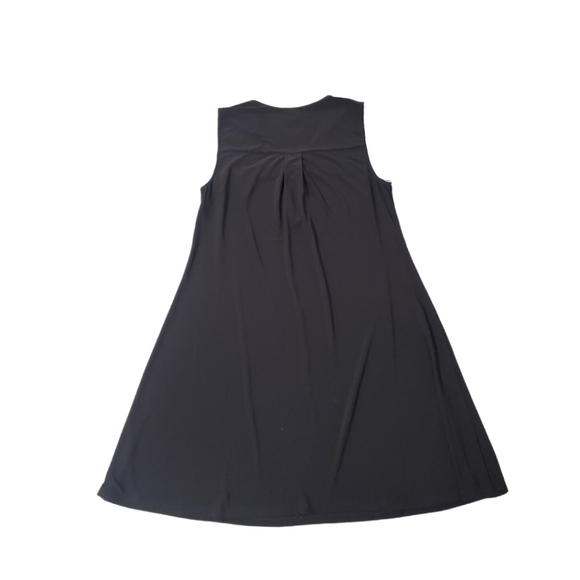 Anne Klein Women's‎ Black A-Line Collar Sporty Sheath Dress Size 10 - Picture 2 of 7